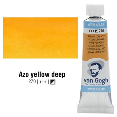 Akvarelová farba v tubeTalens Van Gogh, 10 ml - 270, azo yellow deep