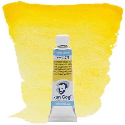 Akvarelová farba v tube Talens Van Gogh, 10 ml - 272, transparent yellow medium