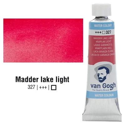 Akvarelová farba v tubeTalens Van Gogh, 10 ml - 327, madder lake light