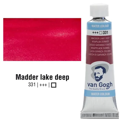 Akvarelová farba v tubeTalens Van Gogh, 10 ml - 331,  madder lake deep