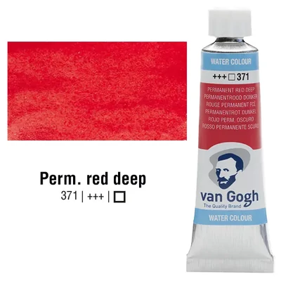 Akvarelová farba v tubeTalens Van Gogh, 10 ml - 371, permanent red deep