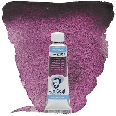Akvarelová farba v tube Talens Van Gogh, 10 ml - 373, dusk pink, granulačná