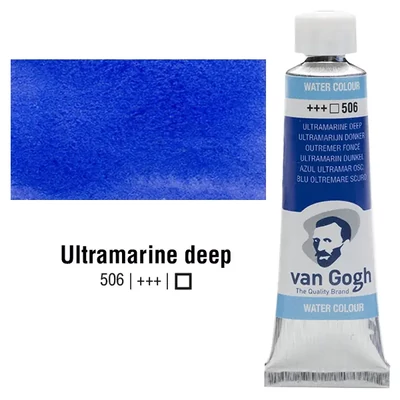 Akvarelová farba v tubeTalens Van Gogh, 10 ml - 506, ultramarine deep