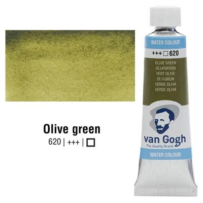 Akvarelová farba v tubeTalens Van Gogh, 10 ml - 620, olive green