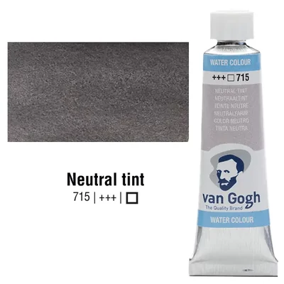 Akvarelová farba v tube Talens Van Gogh, 10 ml - 715, neutral tint