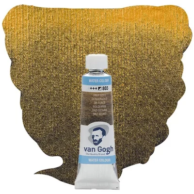 Akvarelová farba v tube Talens Van Gogh, 10 ml - 803, deep gold