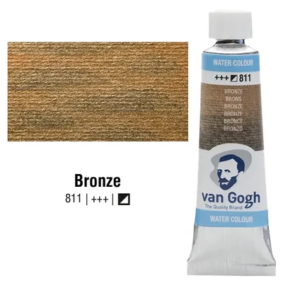 Akvarelová farba v tube Talens Van Gogh, 10 ml - 811, bronze