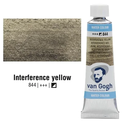 Akvarelová farba v tube Talens Van Gogh, 10 ml - 844, interference yellow