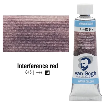 Akvarelová farba v tube Talens Van Gogh, 10 ml - 845, interference red