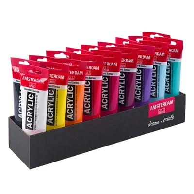 Sada akrylových farieb Talens Amsterdam - 18x120 ml