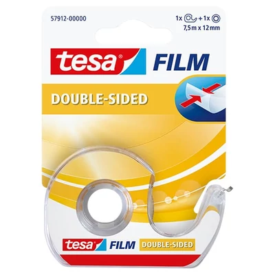 Obojstranná lepiaca páska s jednorazovým dávkovačom Tesa 57912 Tesafilm, 12 mm x 7,5 m