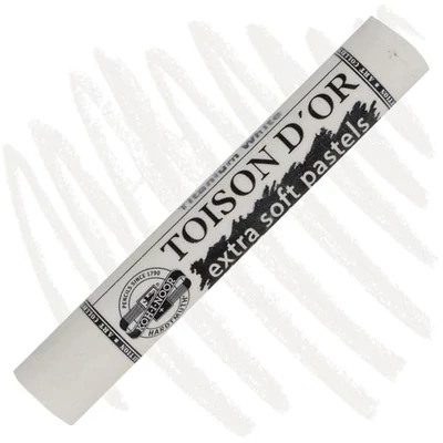 Extra jemný suchý pastel Toison d&#039;Or 8550  - 01, titanium white