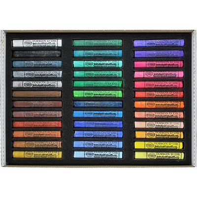 Extra jemný suchý pastel v sade Toison d&#039;Or 8550  - 36 ks