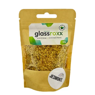 Sklenený granulát Jesmonite GlassRoxx, 150 g - gold