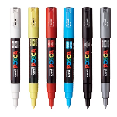 Popisovač UNI POSCA PC-1M 0,7-1 mm - v rôznych farbách