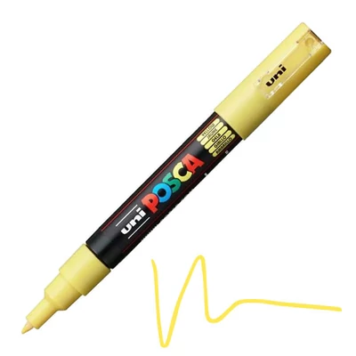 Popisovač UNI POSCA PC-1M 0,7-1 mm - 2, žltý
