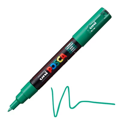 Popisovač UNI POSCA PC-1M 0,7-1 mm - 6, zelený