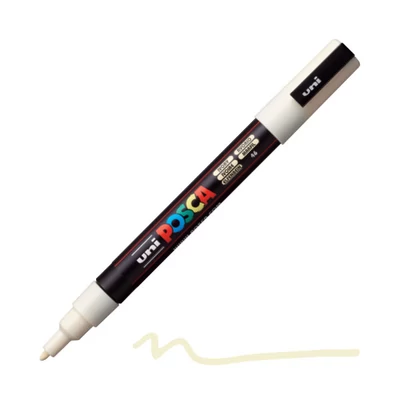 Popisovač UNI POSCA PC-3M, 0,9-1,3 mm - 46, slonovinový