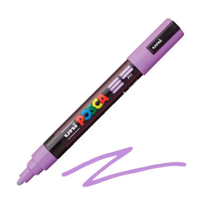 Popisovač UNI POSCA PC-1M 1,8-2,5 mm - P11, levanduľový