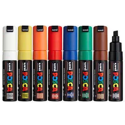 Popisovač UNI POSCA PC-8K, 8 mm - v rôznych farbách