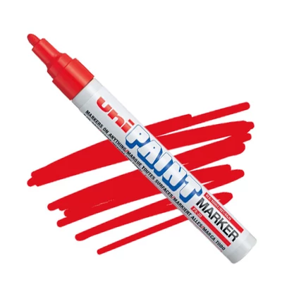 Lakový popisovač na olejovej báze UNI Paint PX-20 - červený, 2,2-2,8 mm