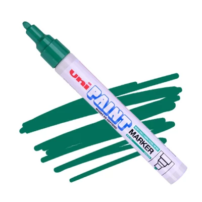 Lakový popisovač na olejovej báze UNI Paint PX-20 - zelený, 2,2-2,8 mm