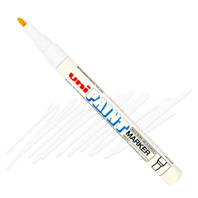 Lakový popisovač na olejovej báze UNI Paint PX-21 - biely, 0,8 - 1,2 mm