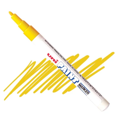 Lakový popisovač na olejovej báze UNI Paint PX-21 - žltý, 0,8 - 1,2 mm
