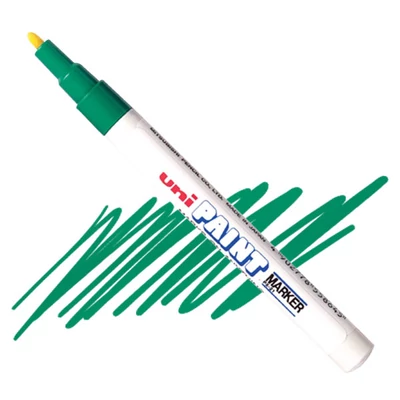 Lakový popisovač na olejovej báze UNI Paint PX-21 - zelený, 0,8 - 1,2 mm
