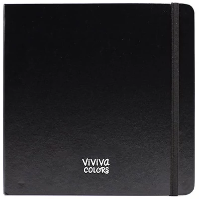 Skicár Viviva Sketchbook Cotton, 300 g, hrubý povrch, 40 strán - 19x19 cm
