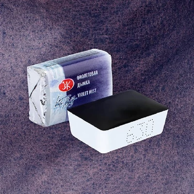 Akvarelová farba v panvičke White Nights, 2,5 ml, granulačná - 630, violet mist