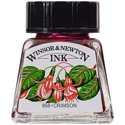 Atrament Winsor&amp;amp;Newton, 14 ml - 203, crimson