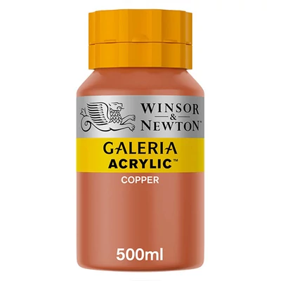 Akrylová farba Winsor&amp;Newton Galeria, 500 ml - 214, copper