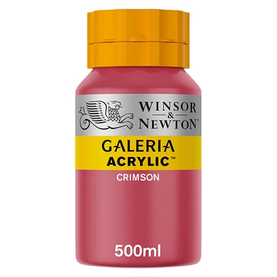 Akrylová farba Winsor&amp;Newton Galeria, 500 ml - 203, crimson
