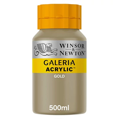Akrylová farba Winsor&amp;Newton Galeria, 500 ml - 283, gold