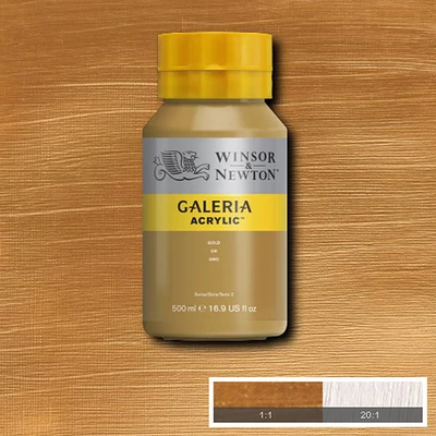 Akrylová farba Winsor&Newton Galeria, 500 ml - 283, gold