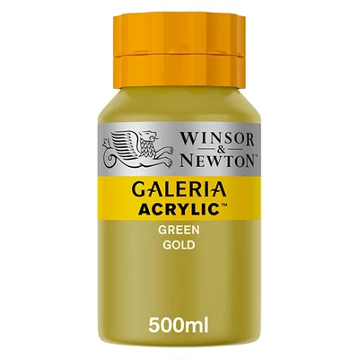 Akrylová farba Winsor&amp;Newton Galeria, 500 ml - 294, green gold