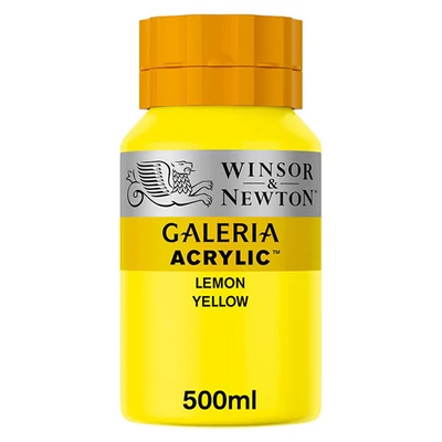 Akrylová farba Winsor&amp;Newton Galeria, 500 ml - 346, lemon yellow