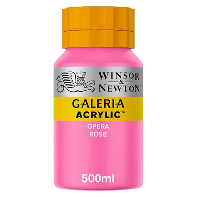 Akrylová farba Winsor&amp;Newton Galeria, 500 ml - 448, opera rose