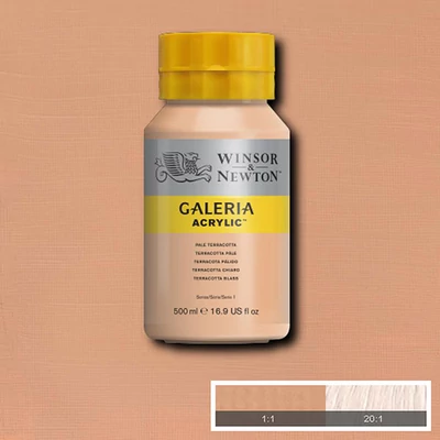 Akrylová farba Winsor&Newton Galeria, 500 ml - 437, pale terracotta