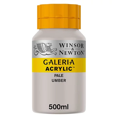 Akrylová farba Winsor&amp;Newton Galeria, 500 ml - 438, pale umber