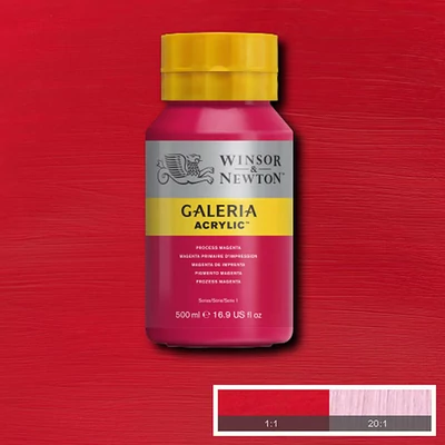 Akrylová farba Winsor&Newton Galeria, 500 ml - 533, process magenta