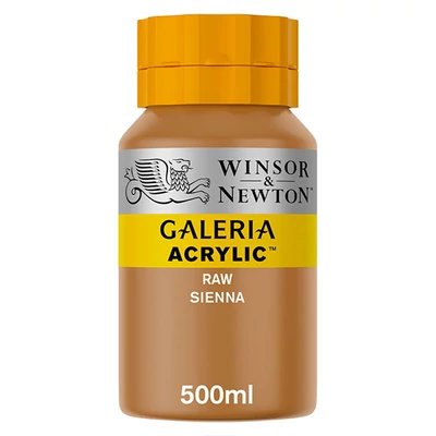 Akrylová farba Winsor&amp;Newton Galeria, 500 ml - 552, raw sienna