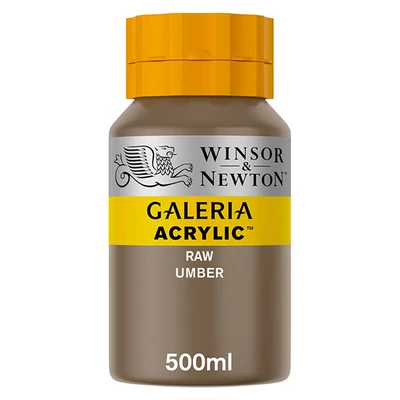 Akrylová farba Winsor&amp;Newton Galeria, 500 ml - 554, raw umber