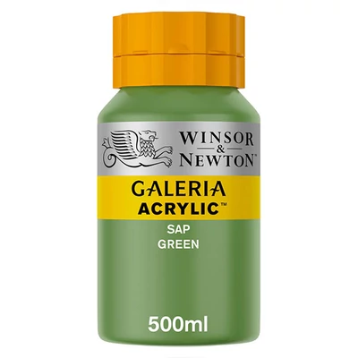 Akrylová farba Winsor&amp;Newton Galeria, 500 ml - 599, sap green
