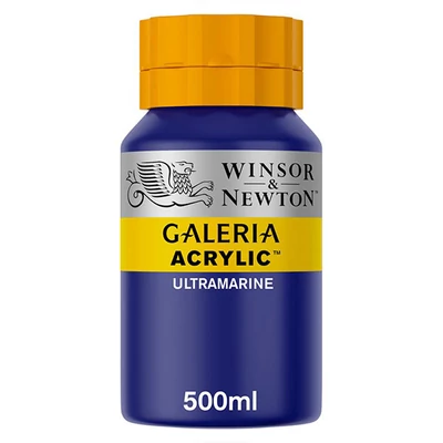 Akrylová farba Winsor&amp;Newton Galeria, 500 ml - 660, ultramarine