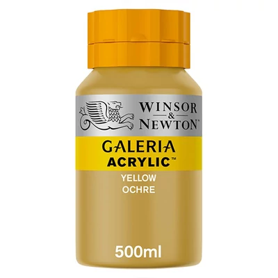 Akrylová farba Winsor&amp;Newton Galeria, 500 ml - 744, yellow ochre