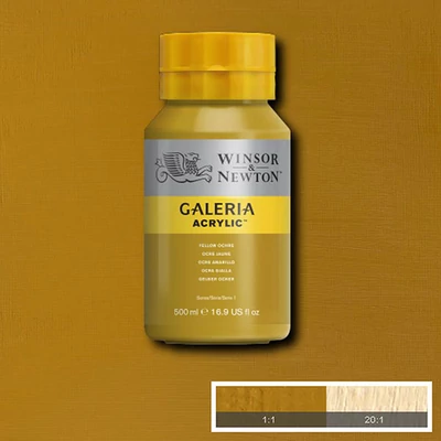 Akrylová farba Winsor&Newton Galeria, 500 ml - 744, yellow ochre