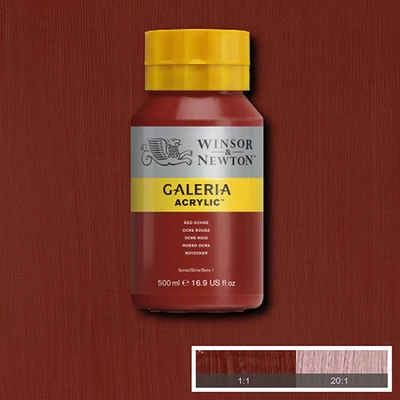 Akrylová farba Winsor&Newton Galeria, 500 ml - 564, red ochre