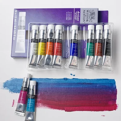 Sada vodových olejových farieb Winsor&amp;Newton Artisan – 10x12 ml